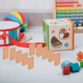 thumbnail image 4 of HOOWIFFY 50Pcs Rectangular Wooden Dominoes for Children and Families Building Blocks, 4 of 7