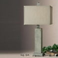 thumbnail image 2 of Uttermost Risto Concrete Table Lamp in Antiqued Brushed Aluminum, 2 of 2