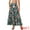 Dark Blue, variant on DARING DIVA Women's Bohemian Tassels Elastic Waist Floral Maxi Skirt XL Beige