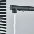thumbnail image 5 of Matte Black Pull Out Kitchen Sink Faucet Two Model Stream Sprayer Nozzle Stainless Steel Hot Cold Wate Mixer Tap Deck, 5 of 5