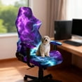 thumbnail image 2 of Yuyamidu Lightning Print Gaming Chair Cover 4 Piece with Armrest Covers Soft Gaming Chair Covers Slipcovers Scratch Proof Removable Protector for Reclining Racing Gaming Game Chairs, 2 of 7