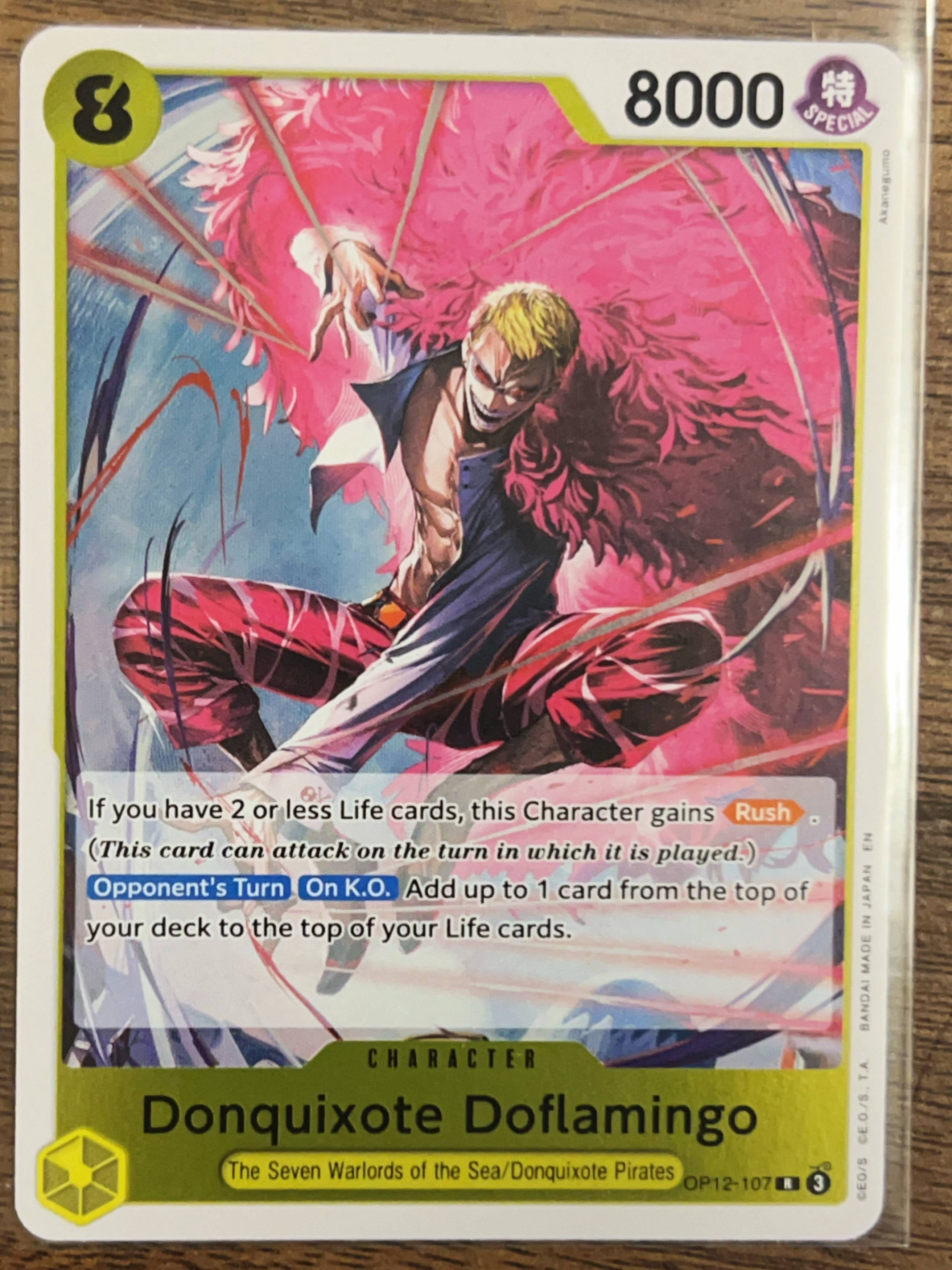 One Piece A Fist of Divine Speed Super Rare Sanji OP11-051