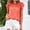 Orange, variant on Womens Tops , Tiered Ruffle Sleeve Tops for Women String Tie Neck Tunic Tops Casual Loose Fit Flowy Shirts Peplum Tops for Women ,