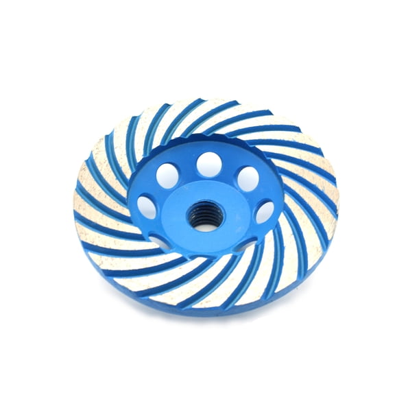 TMAX 4 Inch (100mm) Diamond Grinding wheel, TURBO Segment Grinding Cup Wheel, 11 Turbine Segments