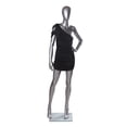thumbnail image 4 of Only Hangers Matte Silver Female Mannequin, 4 of 9