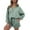 Green, variant on Babysbule Womens Fall Plus Top Sets Sales 2 Piece Outfits Women Lounge Sets Fall Outfits Button Oversized Shirts And Shorts Tracksuit