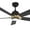 Black, variant on Smaair 52" Wifi Ceiling Fan with Remote and Dimmable LED Light for Smart Home