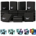 thumbnail image 1 of czcpp-- Mini Magnetic Dry Erase Eraser, 24 Pack, Black, Whiteboard Erasers, 1 of 4