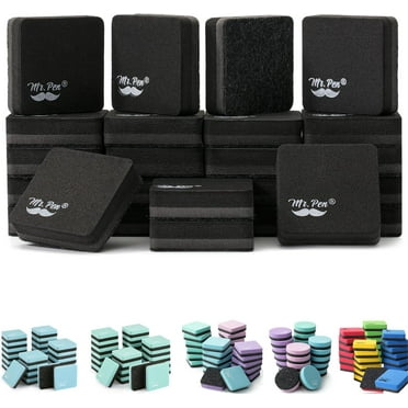 Mr. Pen- Mini Magnetic Dry Erase Eraser with Whiteboard Eraser, 24 Count