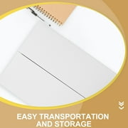Tineasur 1Set Foldable White Tri Fold Presentation Board with Double Sided Tape for Exhibitions