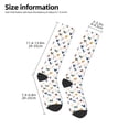 thumbnail image 2 of Daiia Sports Socks Various Rooster Printed Novelty Crew Socks for Men Women Knee High Socks Cotton Socks Soft & Breathable Support Unisex Socks, 2 of 9