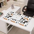thumbnail image 3 of Long Mouse Pads for Desk,Dachshund Footprint Desk Mats on Top Of Desks, Desk Mouse Pad Extra Large with 3mm Non-Slip Base and Stitched Edge for Gaming,Office,Work,Home 31.5"x15.7", 3 of 6