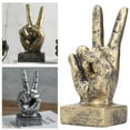 thumbnail image 1 of Finger Jewelry Drawing Car Dashboard Decorations Textured Grip Resin Craft Finger Hand Drawing Tables Boards Decoration Desktop Resin Finger Sign Sculpture Finger, 1 of 8