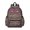 Geometric Triangle Purple Pattern, variant on Geometric Triangle Green Pattern Cute School Backpack with Padded Back and Adjustable Shoulder Straps 13.4"x11"x4.7"