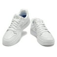 thumbnail image 4 of Men's Low-Cut White Sneakers Premium Leather Rubber Sole, 4 of 6