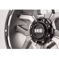 thumbnail image 4 of Grid Custom Wheel for 20x9 inch Matte Anthracite Milled with Black Lip 72927A1578, 4 of 4