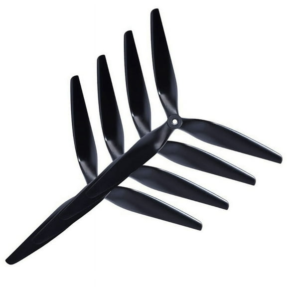 4PCS Prop 10X5X3 10inch 3 Blade Black Carbon Reinforced Nylon Propeller for RC FPV Drone Accessories