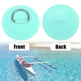 thumbnail image 3 of Unique Bargains 6 Pcs Écusson Anneau en D PVC Acier Inoxydable Forme Ronde Coussin Anneau en D Gris pour Kayak Canot Pont, 3 of 6