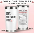 thumbnail image 2 of Gifts for Girlfriend - Gift Ideas for Her - Girlfriend Gifts for Women, Couple - Anniversary, Birthday, Valentines Gift Ideas - Romantic Love for Her- 20 Oz Stainless Steel Tumbler, 2 of 6