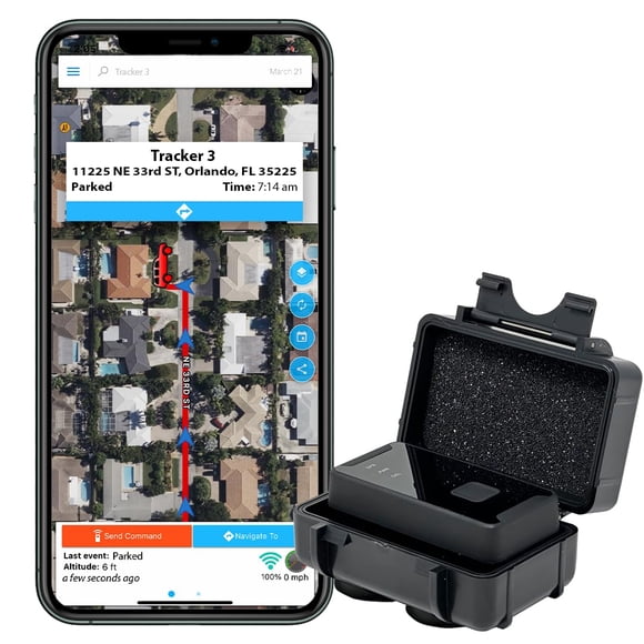 GPS Tracker Optimus 2.0 con funda impermeable para vehículos 4G