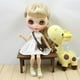 thumbnail image 5 of Vestido de la muñeca Bolso Sin Mangas Lindo Del Vestido + De Hombro Para La Ropa De La Muñeca Del Blythe De 12 '' Marrón marrón Fanmusic Vestido de la muñeca, 5 of 7