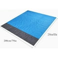thumbnail image 6 of Beach Blanket Picnic Blankets Beach Mat Outdoor Picnic Waterproof for 4-7 Adults Oversized Lightweight Portable Picnic Mat, Sand Proof Mat for Travel, Camping, Hiking 83"x79", 6 of 9
