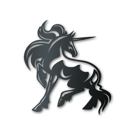 Metal Unicorn Wall Art - 14 Color Options 12