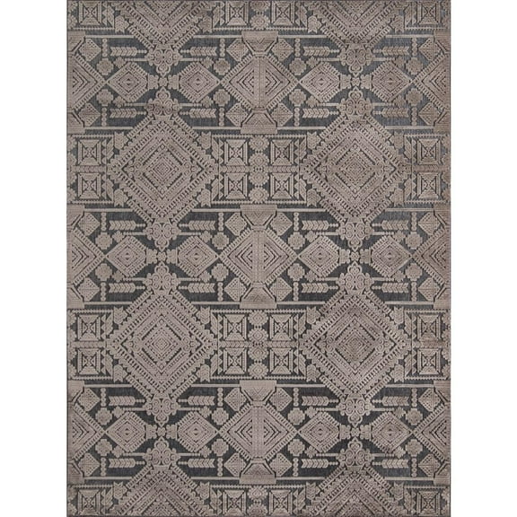 Momeni Covington Polyester Brown Area Rug 2' X 3'