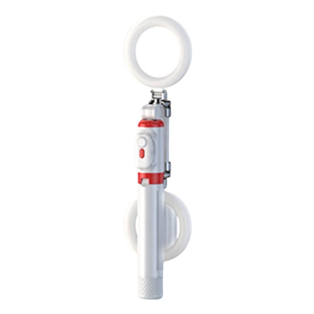 Selfie Stick Tripod Quadrapod,Camera Quadrupod Stand with 2 Lights,Extendable Phone Selfie Stick Tripod,Anti-Shaking Selfie Stick Stable Phone Tripod Stand for Video and Picture Phone