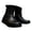 Black, variant on Womens Mens Rain Ankle Boots Waterproof Casual Mud Rubber Chealsea Booties Outdoor Walking Water Shoes for Sailing Fishing and Camping Black,9.5