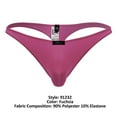 thumbnail image 4 of Xtremen Fashion Underwear 91232 Microfiber Thongs Color Fuchsia Size L, 4 of 5