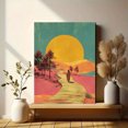 thumbnail image 6 of UXIEQU Walking Figure Path Canvas Wall Art Print 15.75x11.81 Inches, 6 of 8