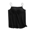 thumbnail image 2 of Pijama de manga corta para mujer, de gasa, con cuello en V y tirantes, para verano. Blusa de poliéster para mujer., 2 of 3