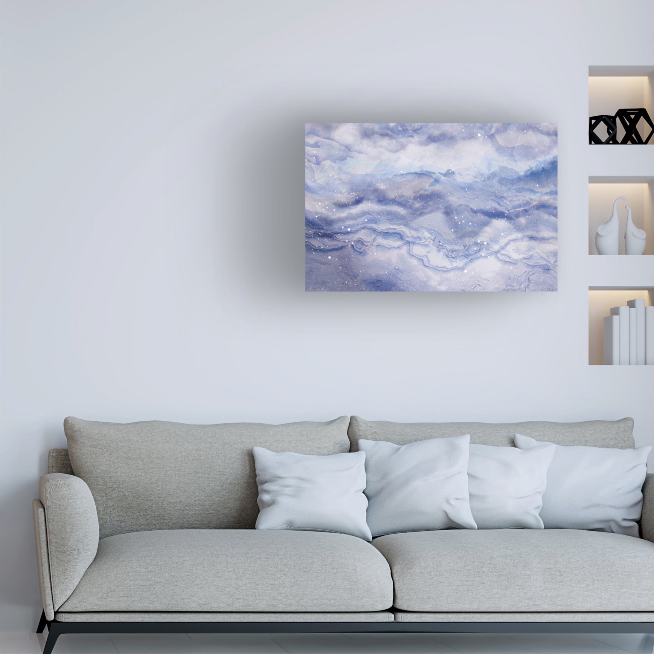 Trademark Fine Art uplusmestudio Crystallized Lilac Canvas Wall Art