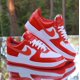 thumbnail image 3 of Ni&ke Air Force 1 Low Custom Team Orange Men’s Size 13 White DC2911-101, 3 of 6