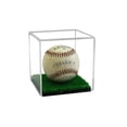 thumbnail image 3 of Versatile Deluxe Clear Acrylic Display Case - Small Square Box with Turf Bottom 4" x 4" x 4" (A057-TB), 3 of 7
