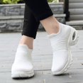 thumbnail image 3 of CHICVOMEY Women Walking Sneakers Breathable Lightweight Slip On Shoes Air Cushion Running Comfort Non-Slip Arch Support Sneakers for Women, 3 of 7