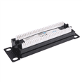 thumbnail image 4 of 4X Support de Panneau de Patch CAT6 8 Ports Réseau 10 Pouces 1U avec Prise RJ45 pour Cadre de Distribution Domestique, 4 x Support de Panneau de Patch CAT6 8 Ports, Noir, 4 of 8