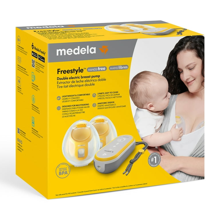 Medela Freestyle Hands-Free Breast Pump | Wearable, Portable and Discreet  Double Electric Breast Pump with App Connectivity & Manual Breast Pump with