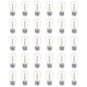 thumbnail image 1 of 30-Pack Outdoor String Light Bulbs, Waterproof S14 Replacement Bulb, E26 Base Warm White, 1 of 5