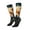 2 Black-2, variant on Women Crew Soft Moisture-wicking Socks Floral Fox Pattern Design Cotton Socks, One Size fit All