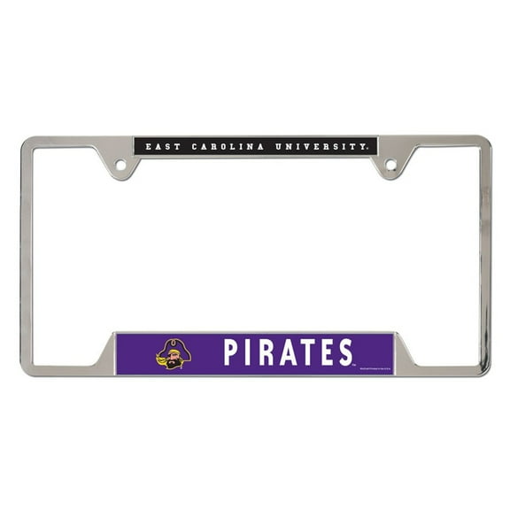 East Carolina Pirates Chrome License Plate Frame