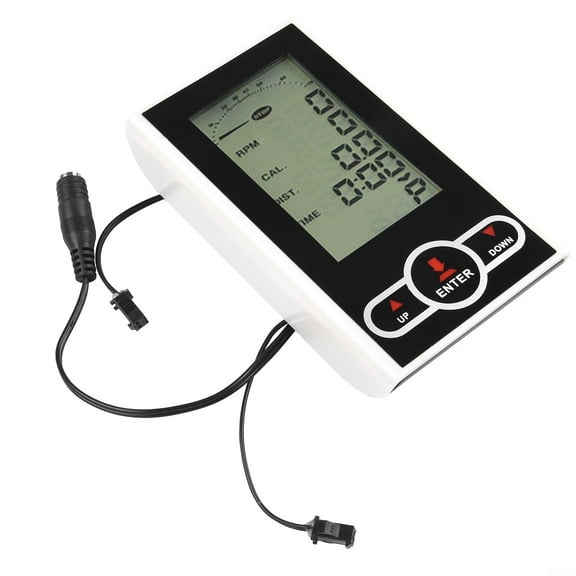 Yoetaun LCD Monitors Speedometer Stationary Bike Speedometer Fitness Data Recorder for Exercise Bike