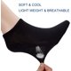 thumbnail image 3 of Calcetines tobilleros UouoSocks, 14 pares, para hombre y mujer, color negro, 3 of 5