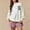 White, variant on Halloween Sweatshirts Women Cute Embroidery Graphic Pullover Shirt Fun Hey Boo Long Sleeve Round Neck Pullover Top Women Soft Lightweight Fall Tops Daily Travel Party Outfits, White XL