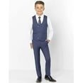 thumbnail image 5 of Boy Suit 5 Piece Slim Fit Party Blazer Kids Tuxedo Formal Blazer Vest Pants Shirt tie Set, 5 of 5