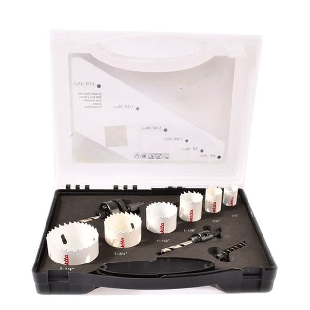 Kit De Broca Sierras Con Broca Guia 6 Piezas Makita D21870 Makita D21870