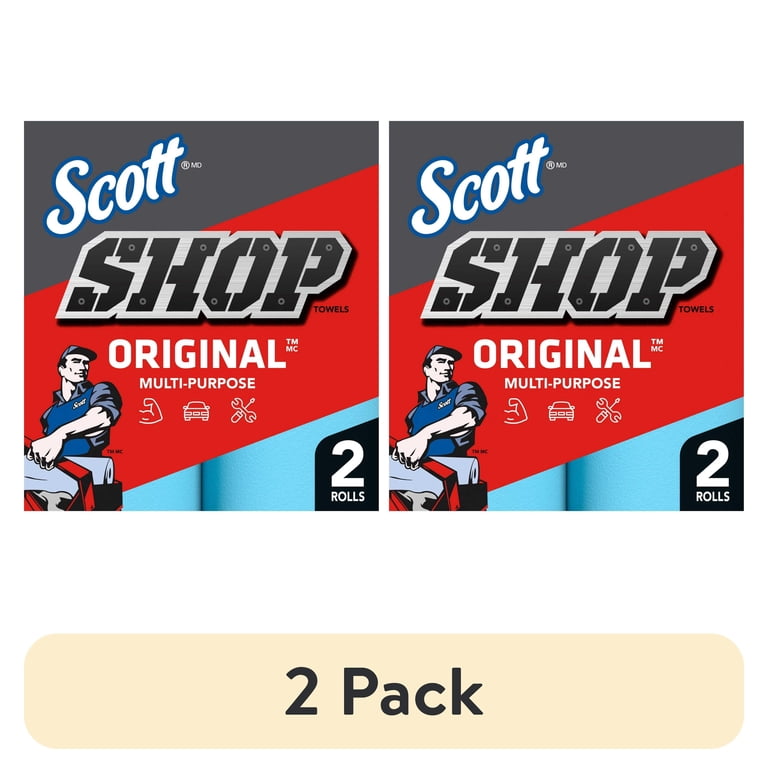 Scott Shop Towels Original Blue, 2-Pack, 110 Total photo 1