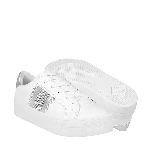 TENIS CASUALES DAMA STYLO 9350 SIMIPIEL BLANCO Stylo 9350