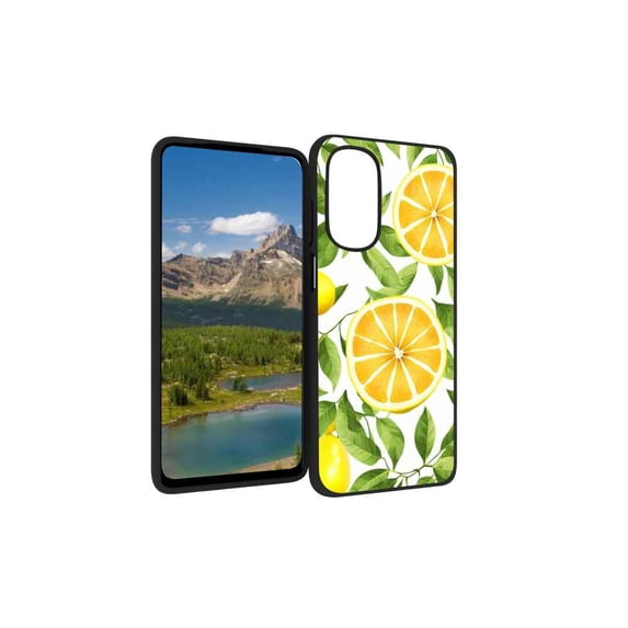 Compatible with Motorola Moto G Stylus 5G 2022 Phone Case, lemon-fruits-63-41 Case Silicone Protective for Teen Girl Boy Case for Motorola Moto G Stylus 5G 2022